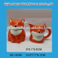 2016 most fashionable ceramic toothpick holder in fox shape